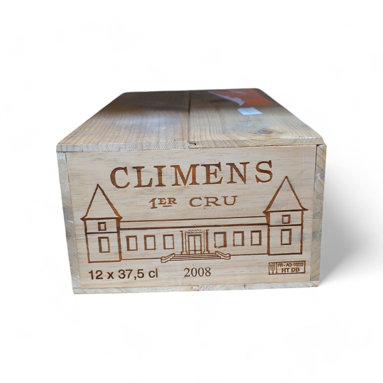 A sealed case of twelve half bottles of 2008 Chateau Climens, Sauternes, in OWC, purchased en primeur from The Wine Society. Condition - good